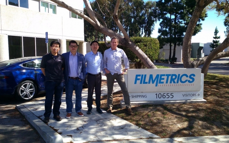 優(yōu)尼康負責人應邀赴美國加州會晤Filmetrics 公司負責人